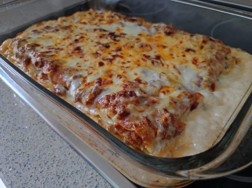 Receta fácil de lasaña de carne